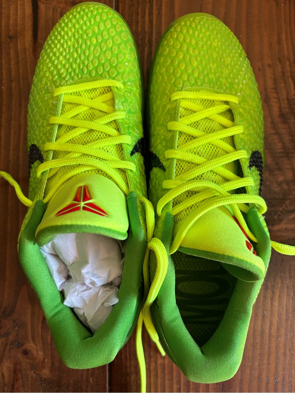 Nike Kobe Protro 2020 Grinch Neon Green Basketball Shoes 9.5